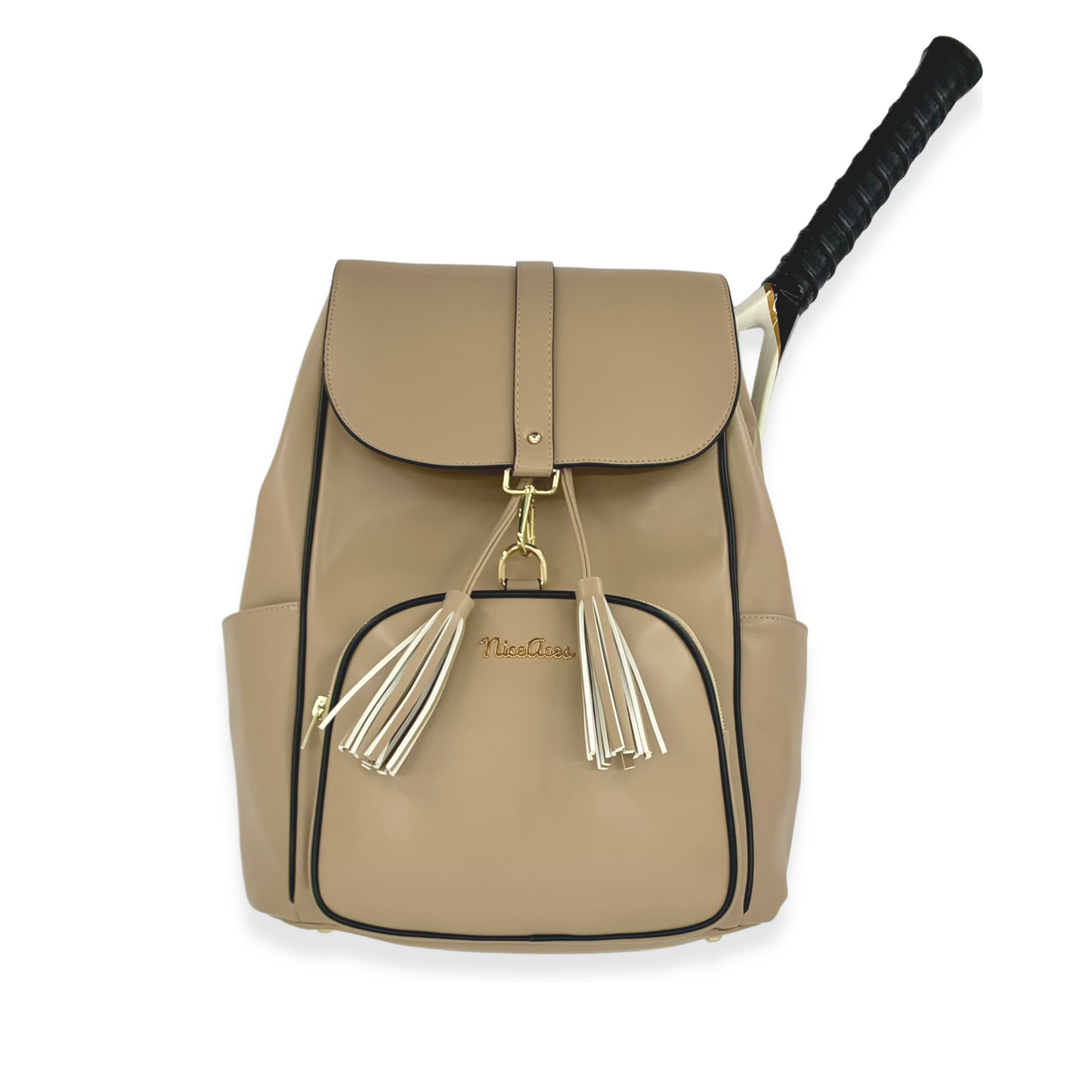 SARA TENNIS AND PICKLEBALL BACKPACK – BEIGE