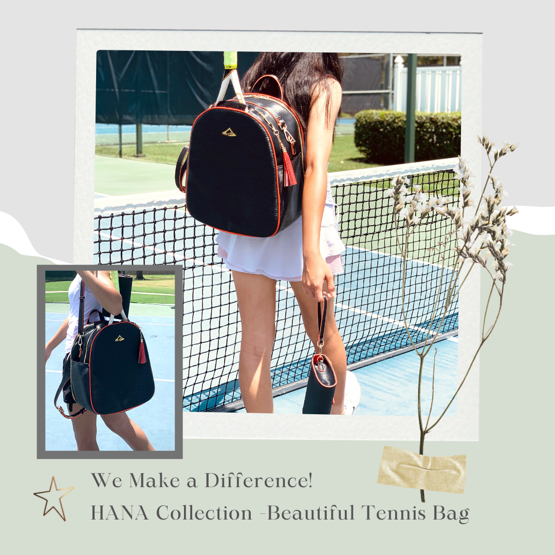 HANA TENNIS AND PICKLEBALL BACKPACK- BLUE - NICEACES